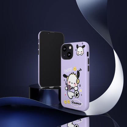 Pochacco Patterned Durable Phone Case