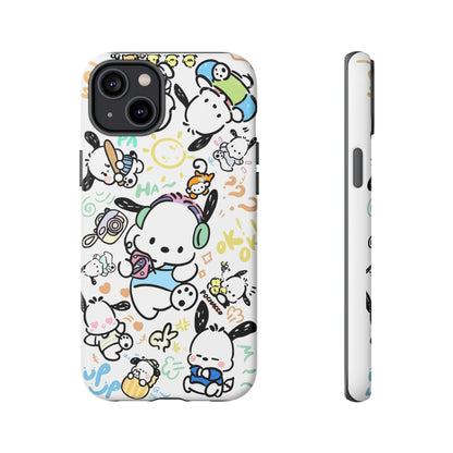 Cute Pochacco-Themed Durable Phone Case