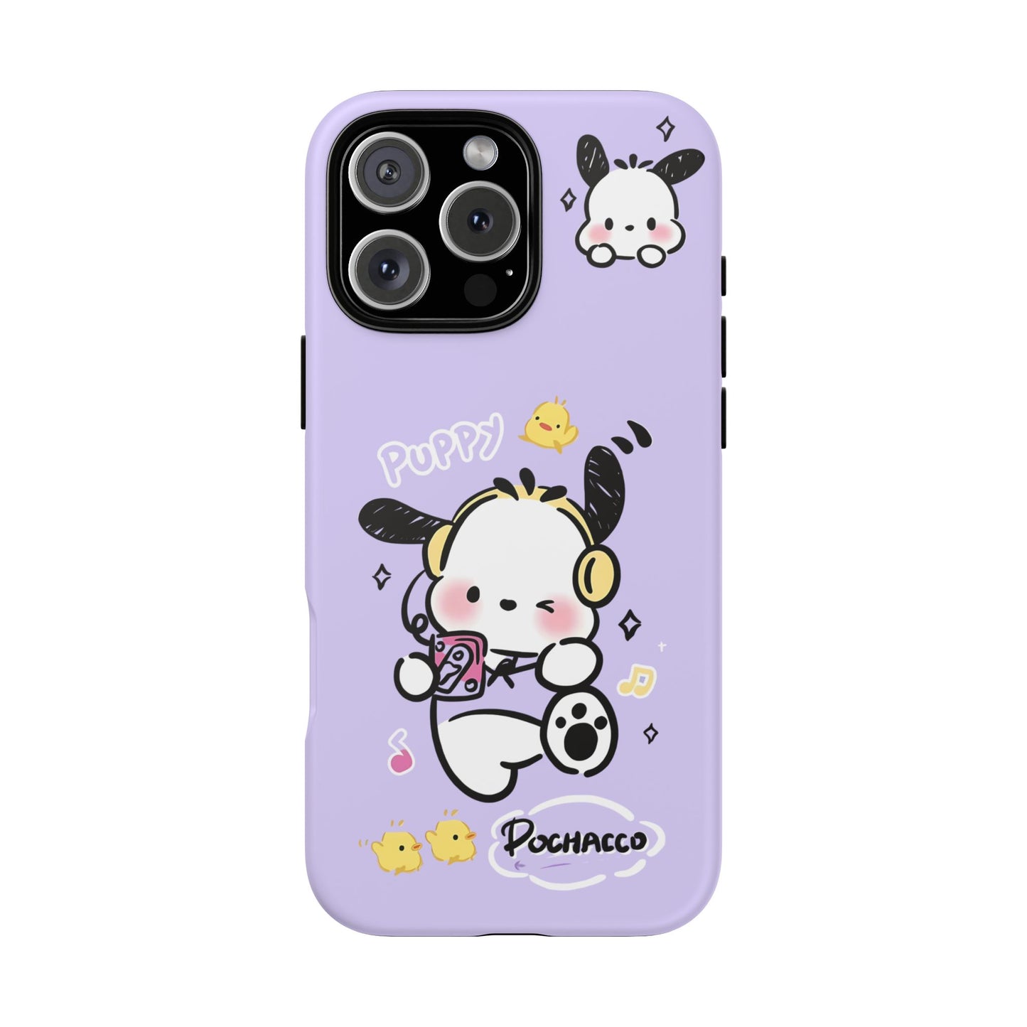 Pochacco Patterned Durable Phone Case