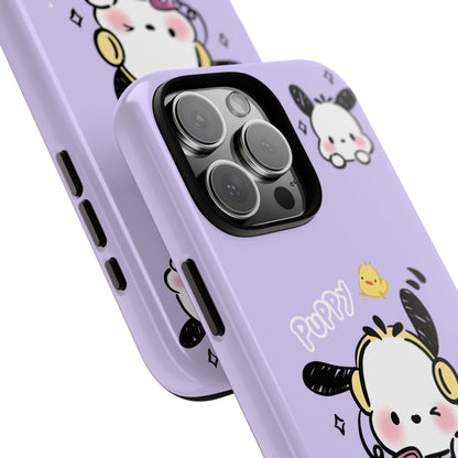 Pochacco Patterned Durable Phone Case