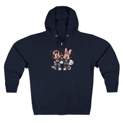 Mickey & Minnie Couple Unisex Zip Hoodie