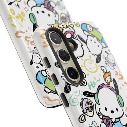 Cute Pochacco-Themed Durable Phone Case