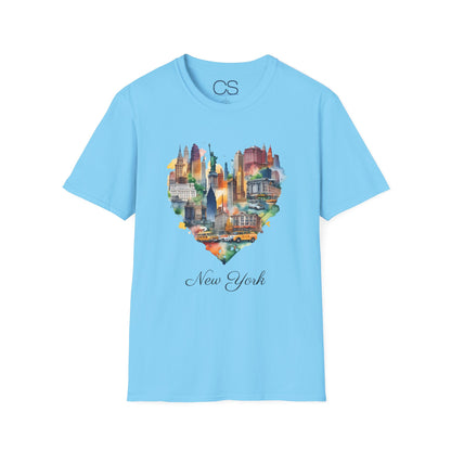 New York Heart Collage T-Shirt