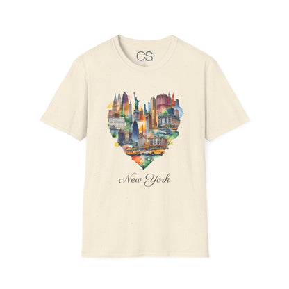 New York Heart Collage T-Shirt