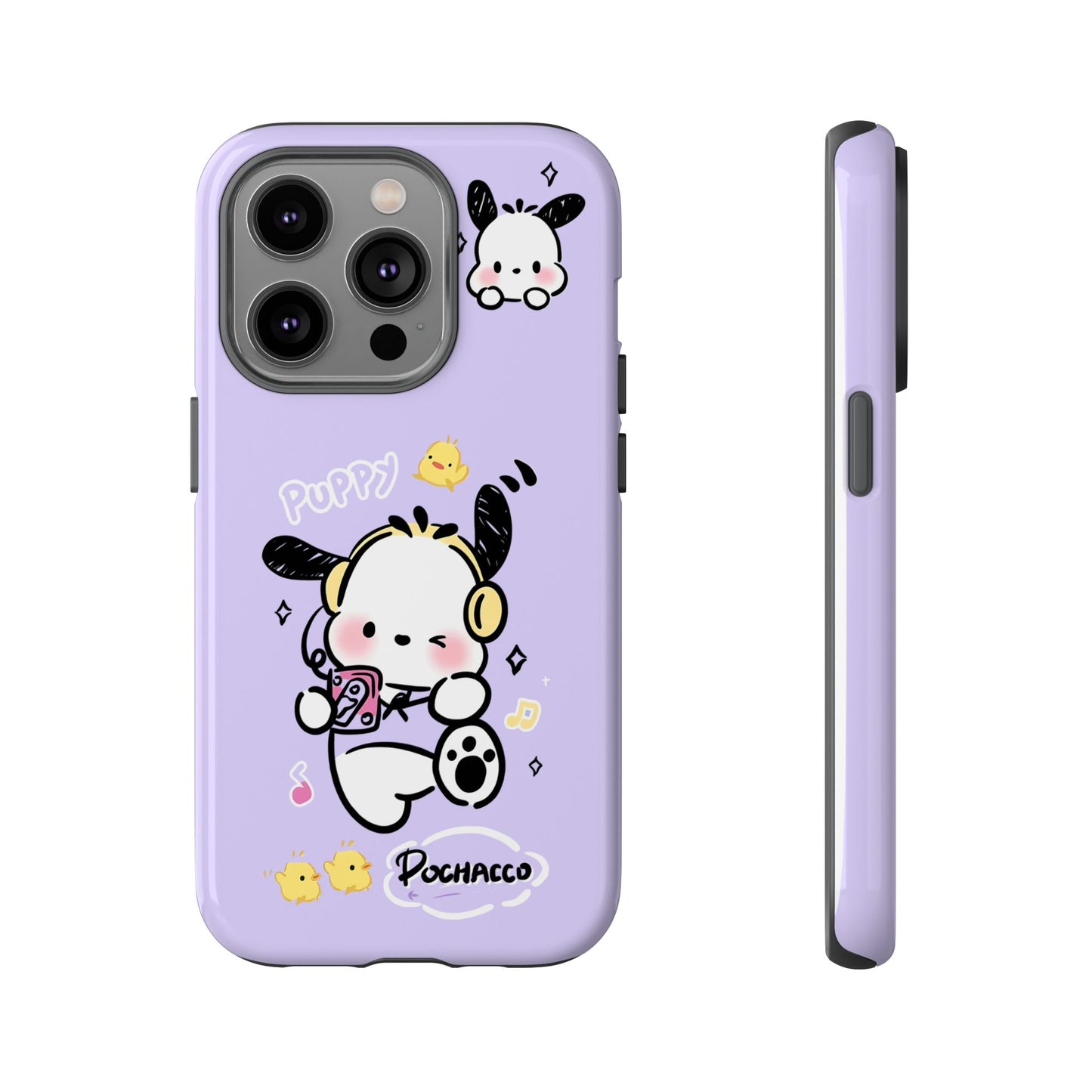 Pochacco Patterned Durable Phone Case