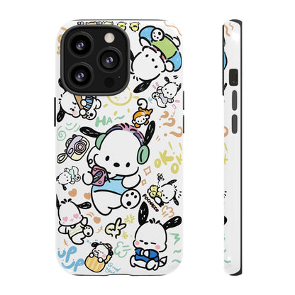 Cute Pochacco-Themed Durable Phone Case