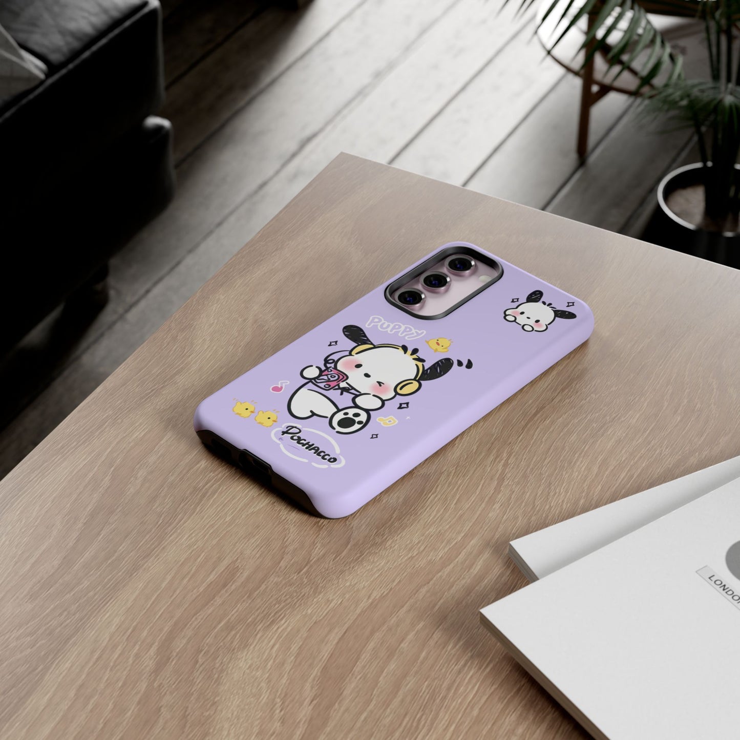 Pochacco Patterned Durable Phone Case