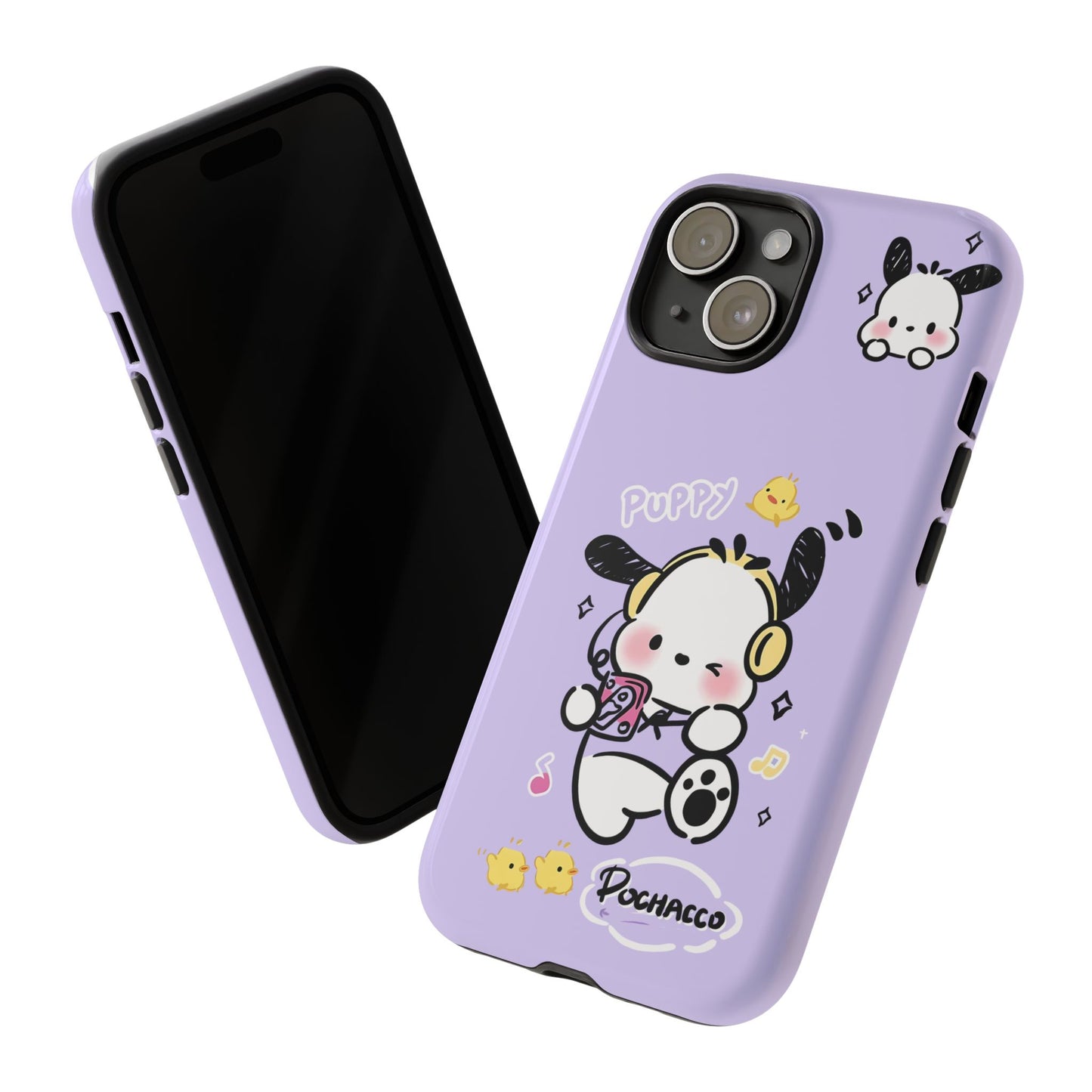 Pochacco Patterned Durable Phone Case