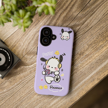 Pochacco Patterned Durable Phone Case