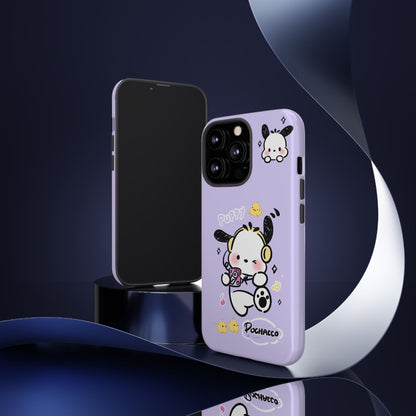 Pochacco Patterned Durable Phone Case