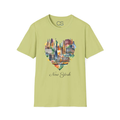 New York Heart Collage T-Shirt