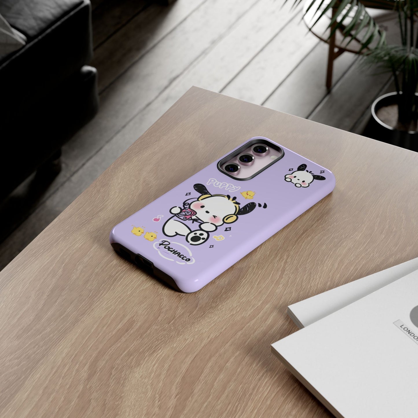 Pochacco Patterned Durable Phone Case