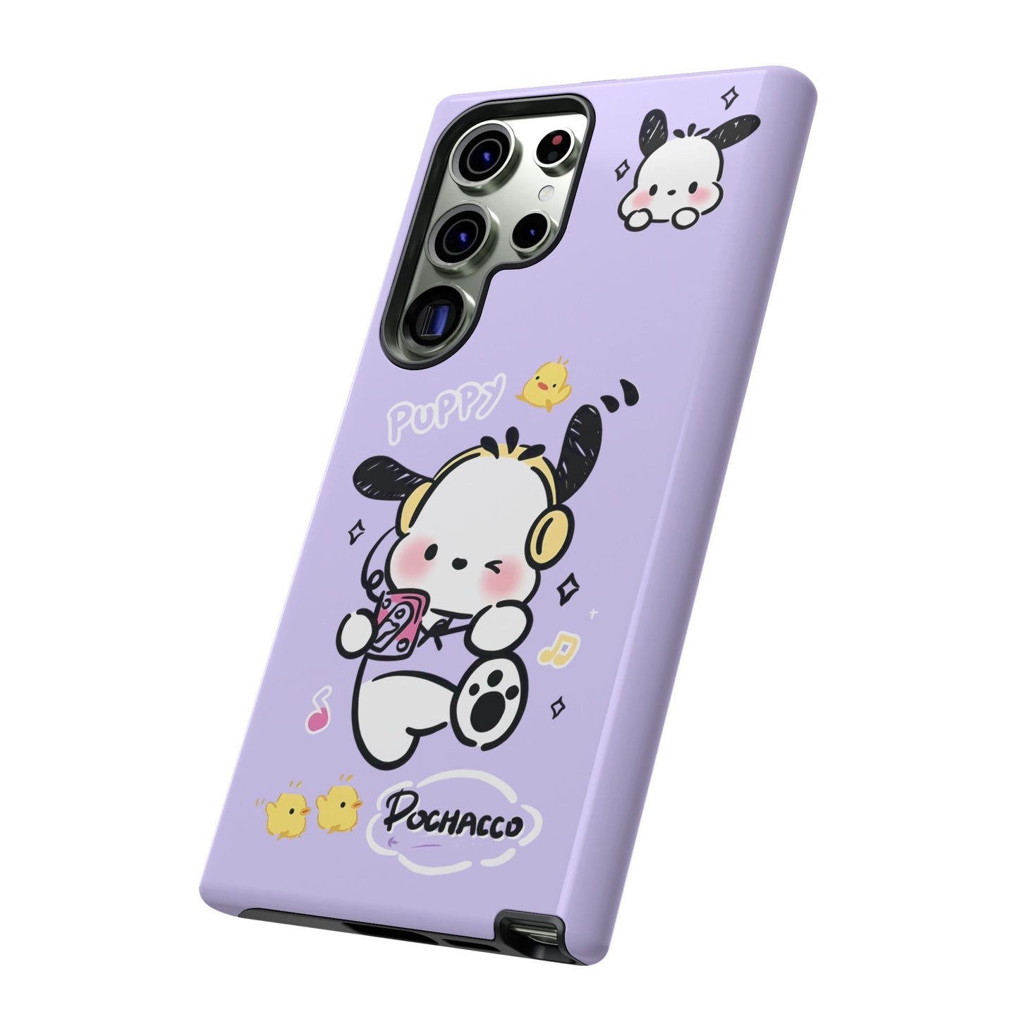 Pochacco Patterned Durable Phone Case