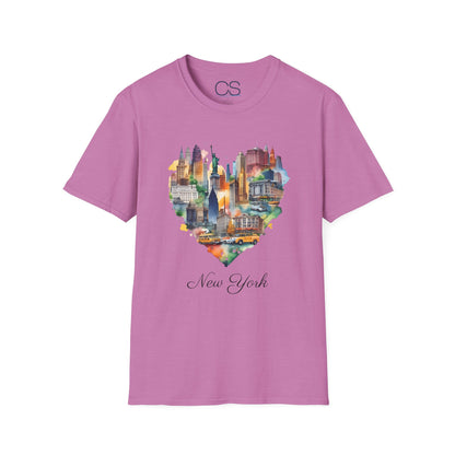 New York Heart Collage T-Shirt