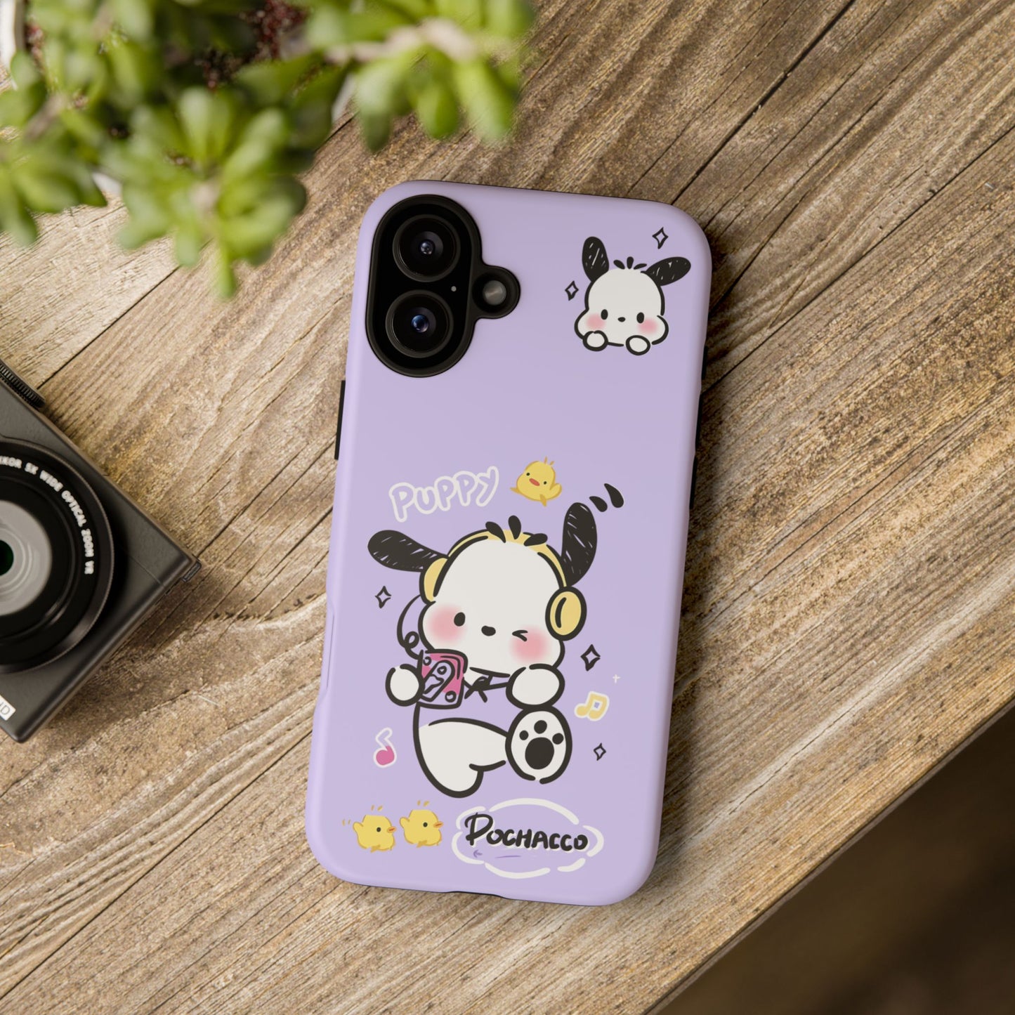 Pochacco Patterned Durable Phone Case