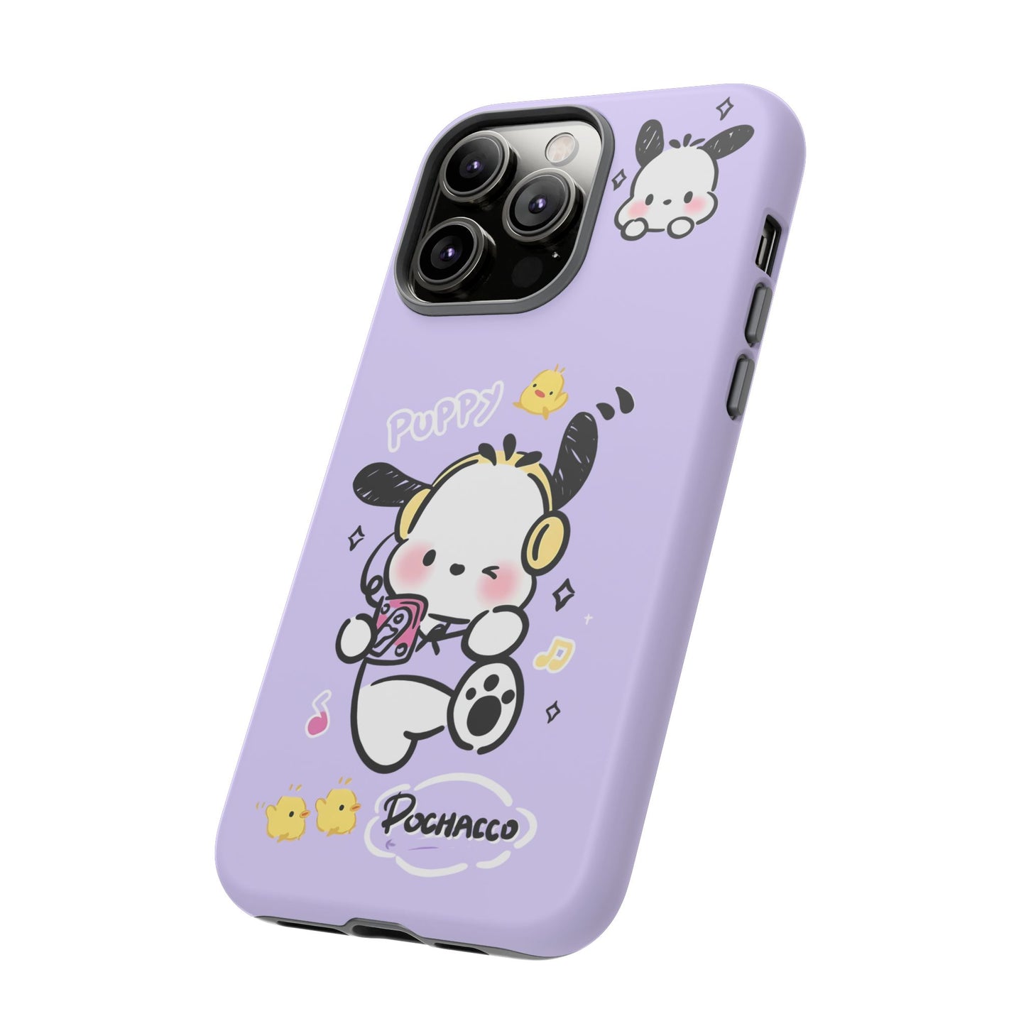 Pochacco Patterned Durable Phone Case