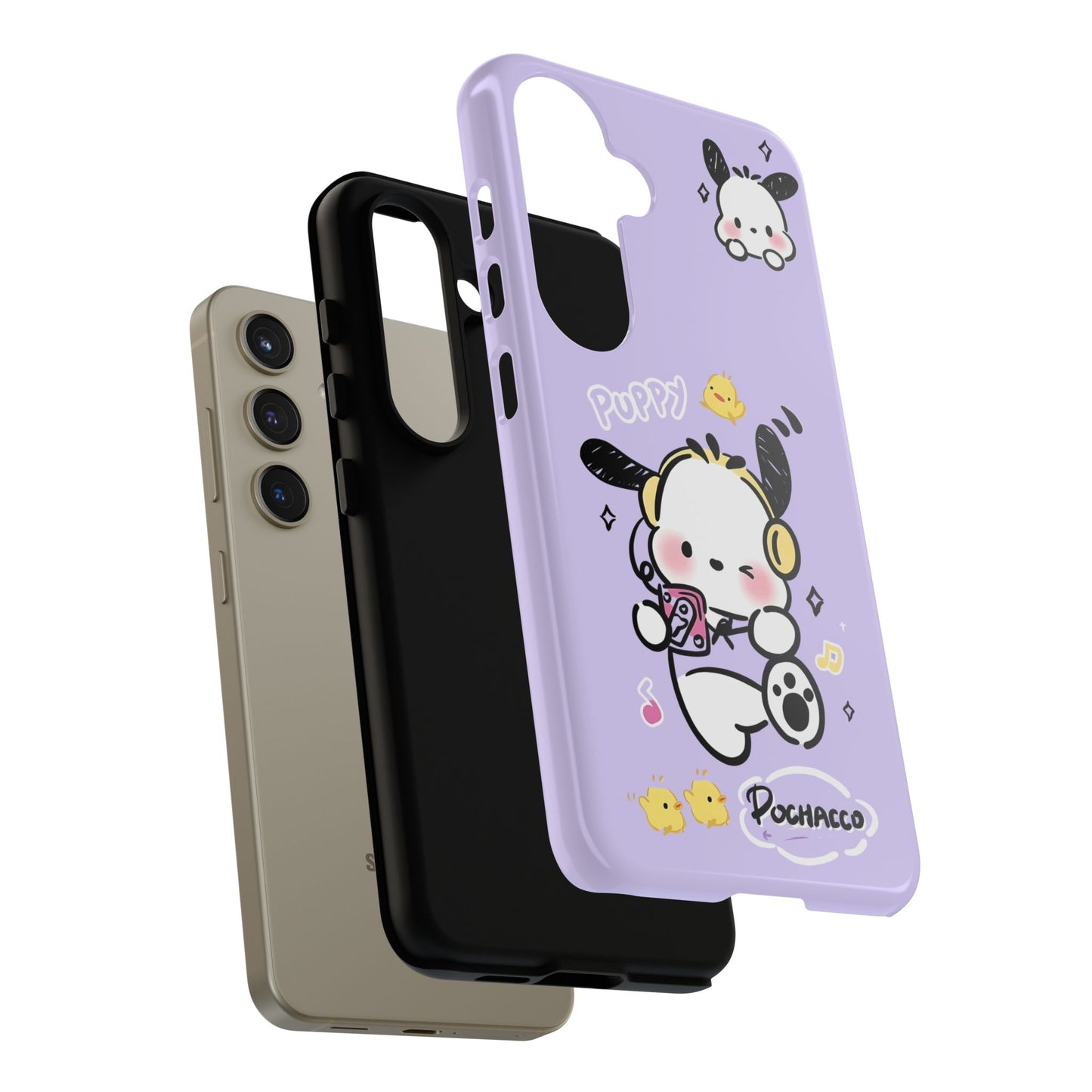 Pochacco Patterned Durable Phone Case