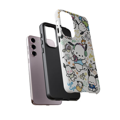 Cute Pochacco-Themed Durable Phone Case