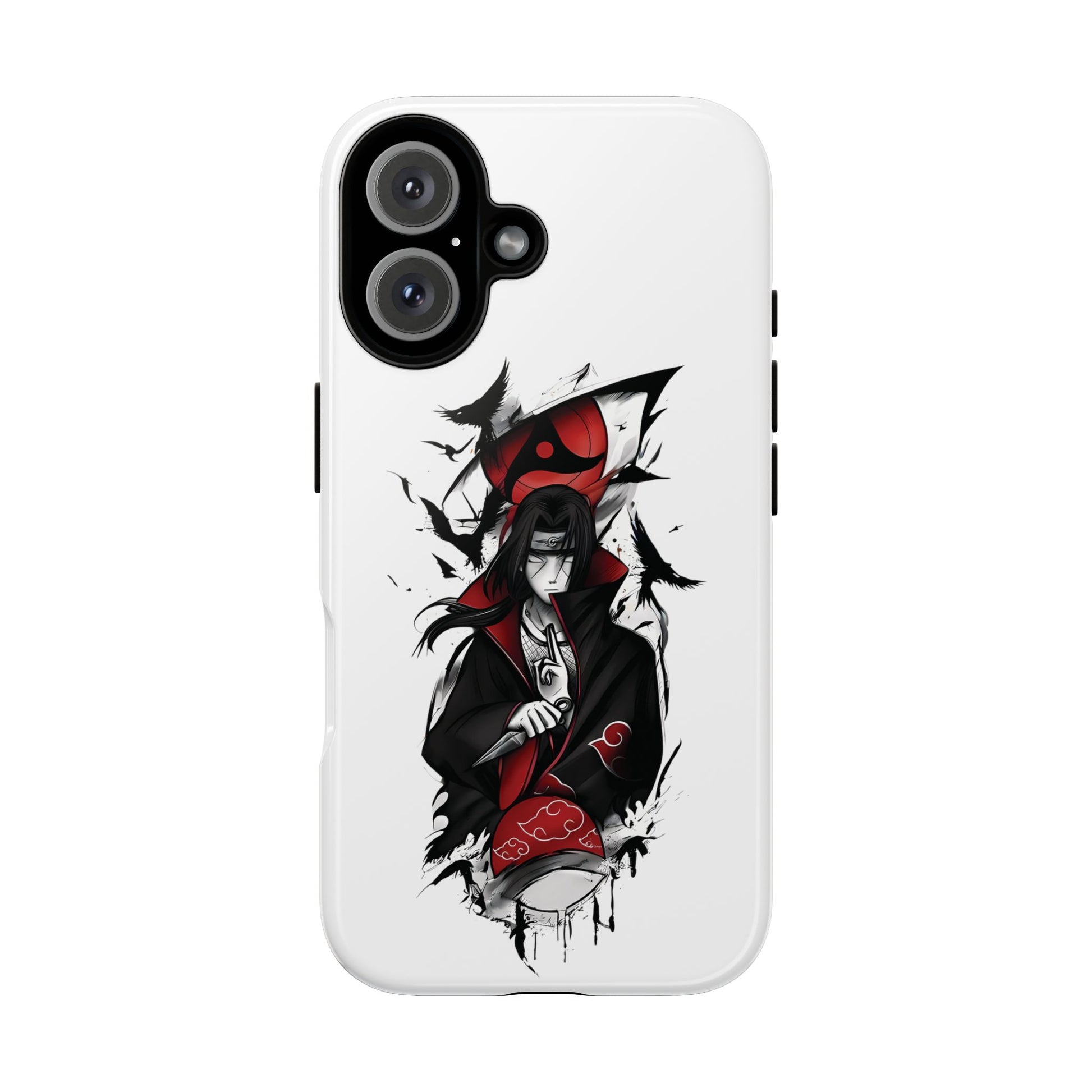 Durable Itachi Uchiha Pattern Phone Case | Shock-Absorb Protection Durable Itachi Uchiha Pattern Phone Case | Shock-Absorb Protection