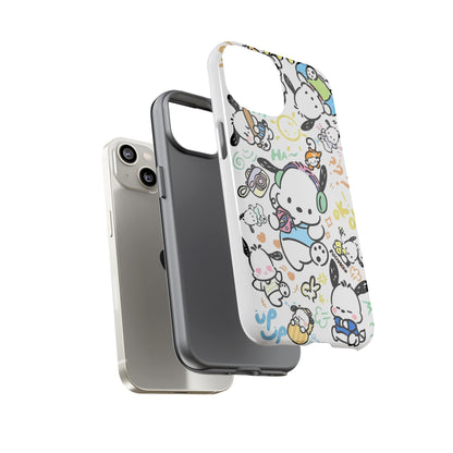 Cute Pochacco-Themed Durable Phone Case