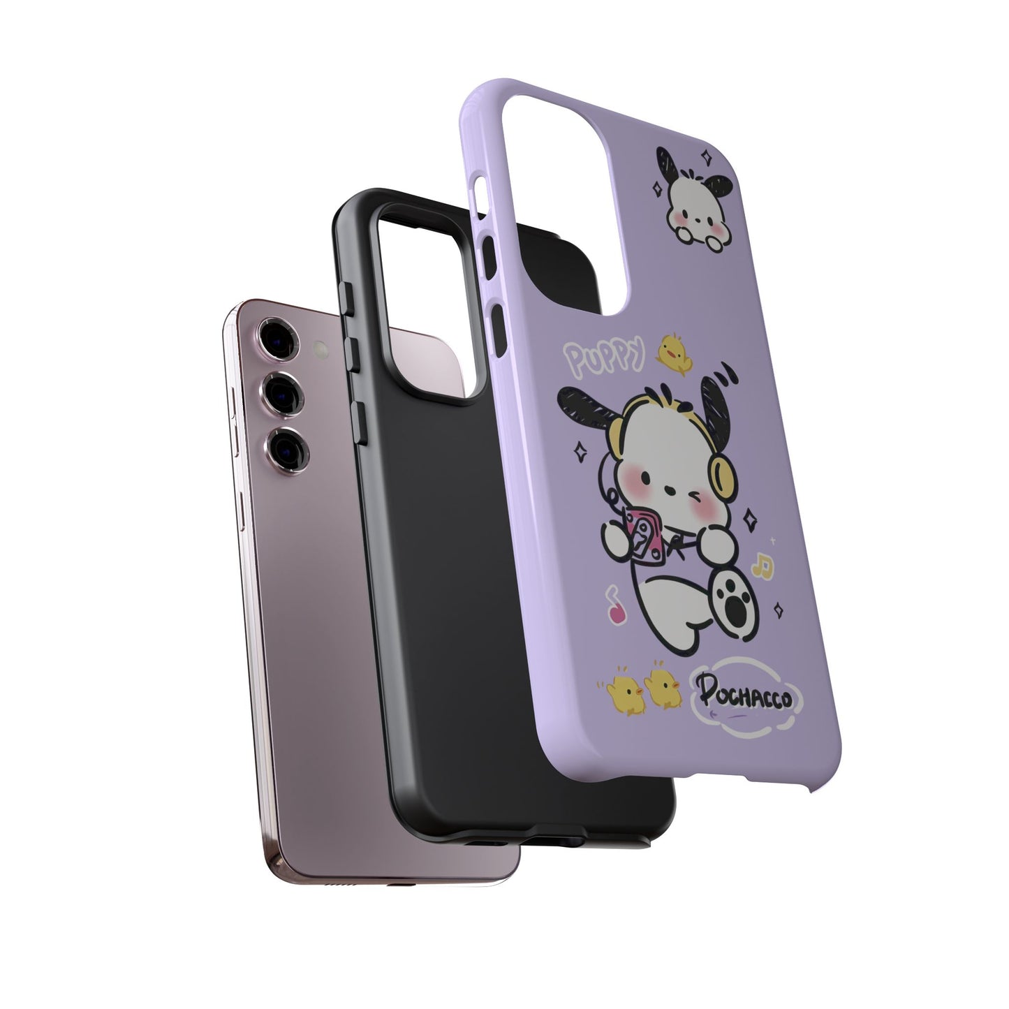 Pochacco Patterned Durable Phone Case