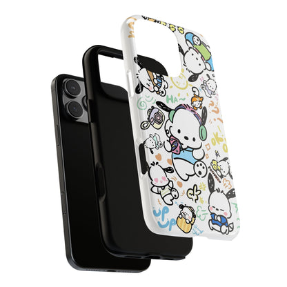 Cute Pochacco-Themed Durable Phone Case