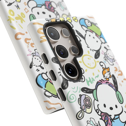 Cute Pochacco-Themed Durable Phone Case