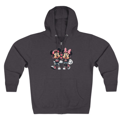 Mickey & Minnie Couple Unisex Zip Hoodie