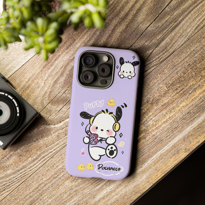 Pochacco Patterned Durable Phone Case