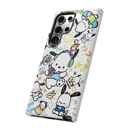 Cute Pochacco-Themed Durable Phone Case