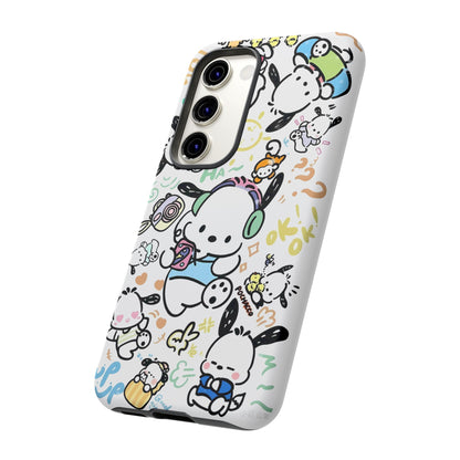 Cute Pochacco-Themed Durable Phone Case