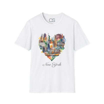 New York Heart Collage T-Shirt