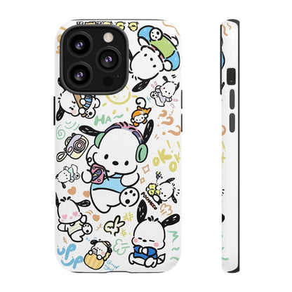 Cute Pochacco-Themed Durable Phone Case