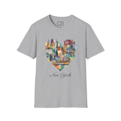 New York Heart Collage T-Shirt