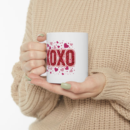 Personalized XOXO Valentine's Day Mug