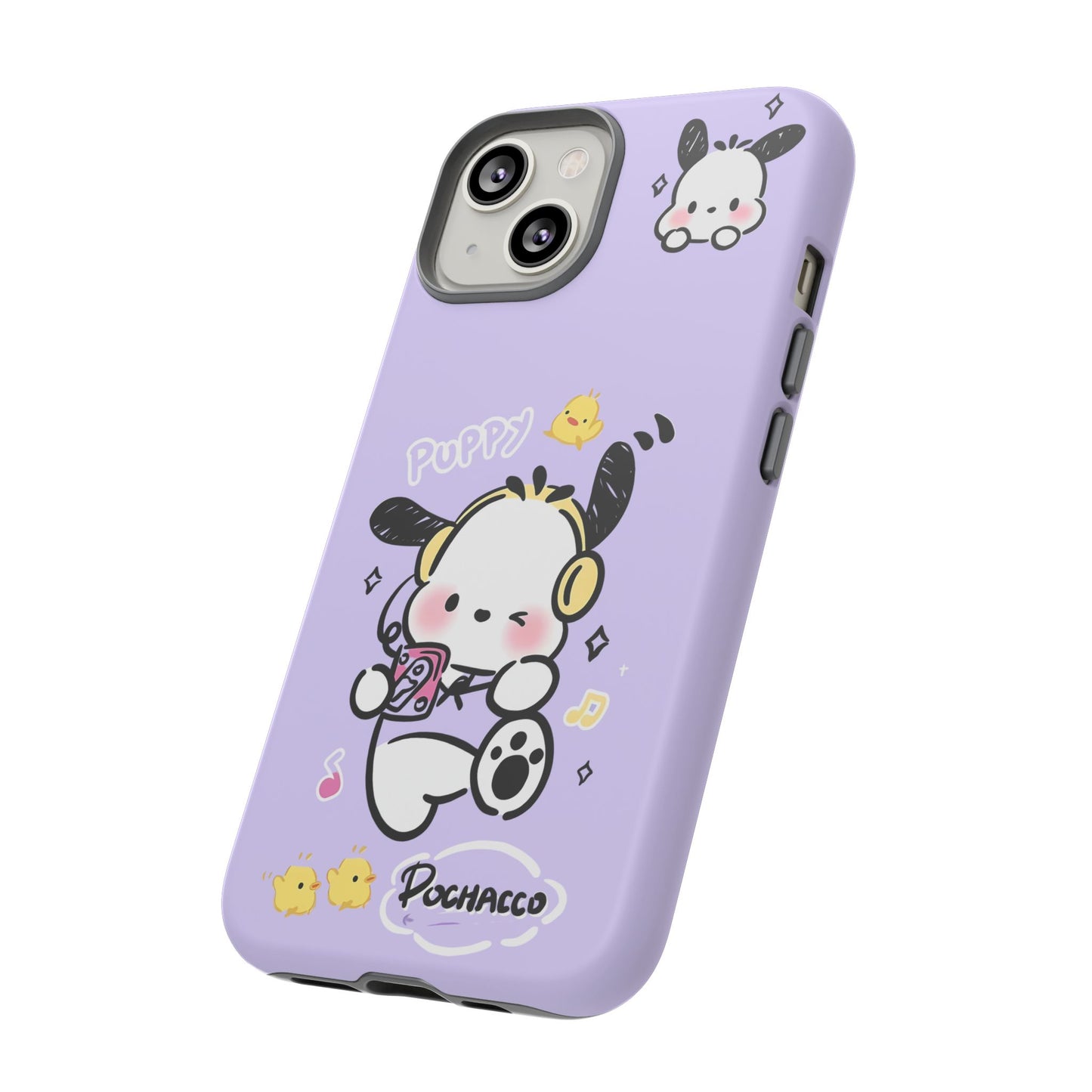 Pochacco Patterned Durable Phone Case