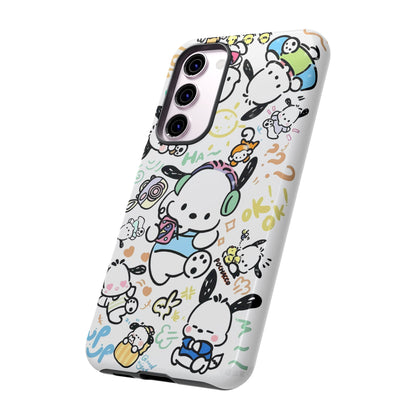 Cute Pochacco-Themed Durable Phone Case