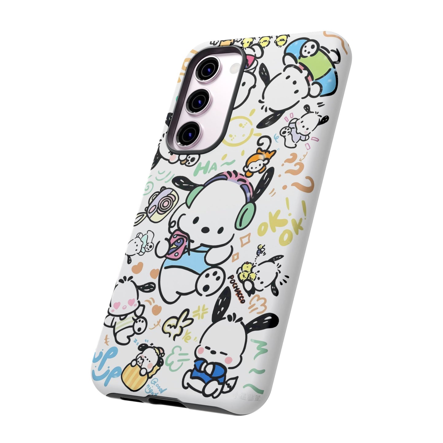 Cute Pochacco-Themed Durable Phone Case