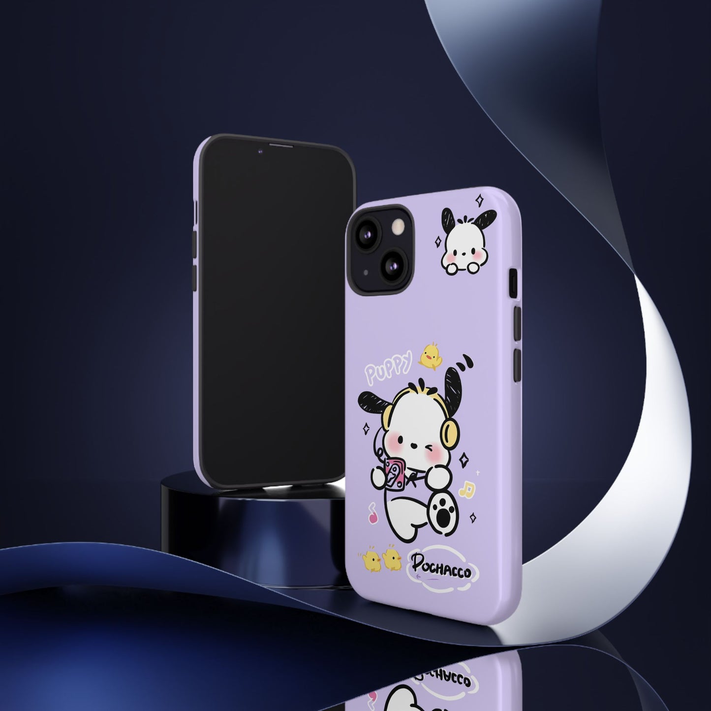 Pochacco Patterned Durable Phone Case