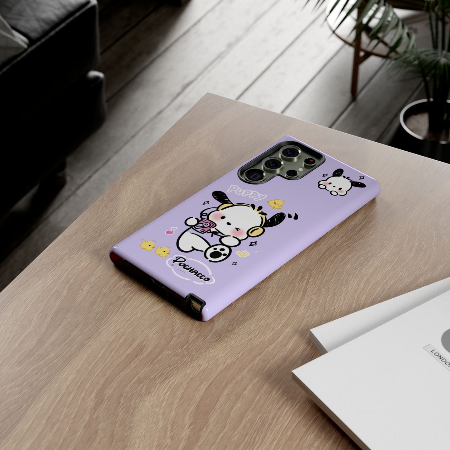 Pochacco Patterned Durable Phone Case