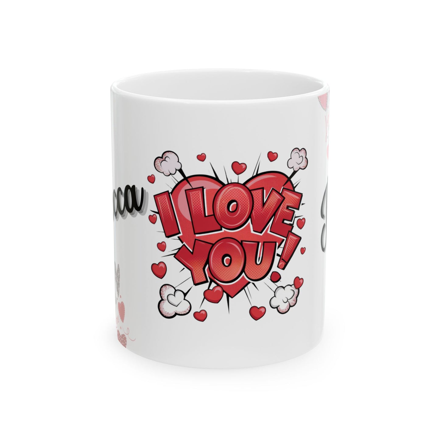 Personalized Valentine's Day Mug With Custom Names