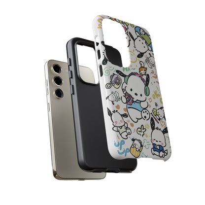 Cute Pochacco-Themed Durable Phone Case