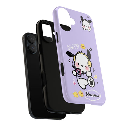 Pochacco Patterned Durable Phone Case