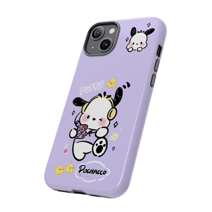 Pochacco Patterned Durable Phone Case