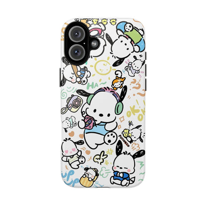 Cute Pochacco-Themed Durable Phone Case