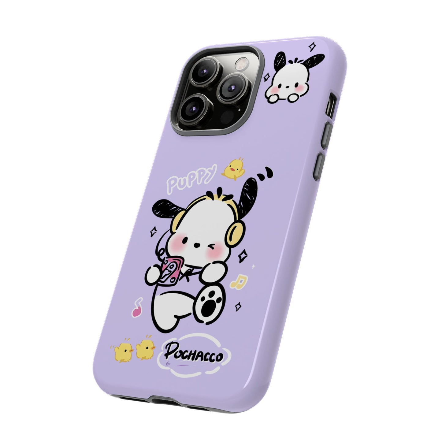 Pochacco Patterned Durable Phone Case