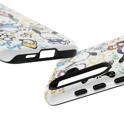 Cute Pochacco-Themed Durable Phone Case