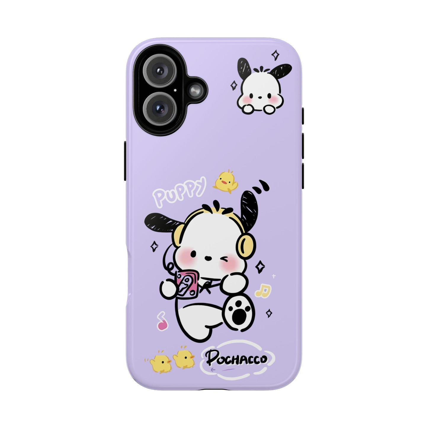 Pochacco Patterned Durable Phone Case