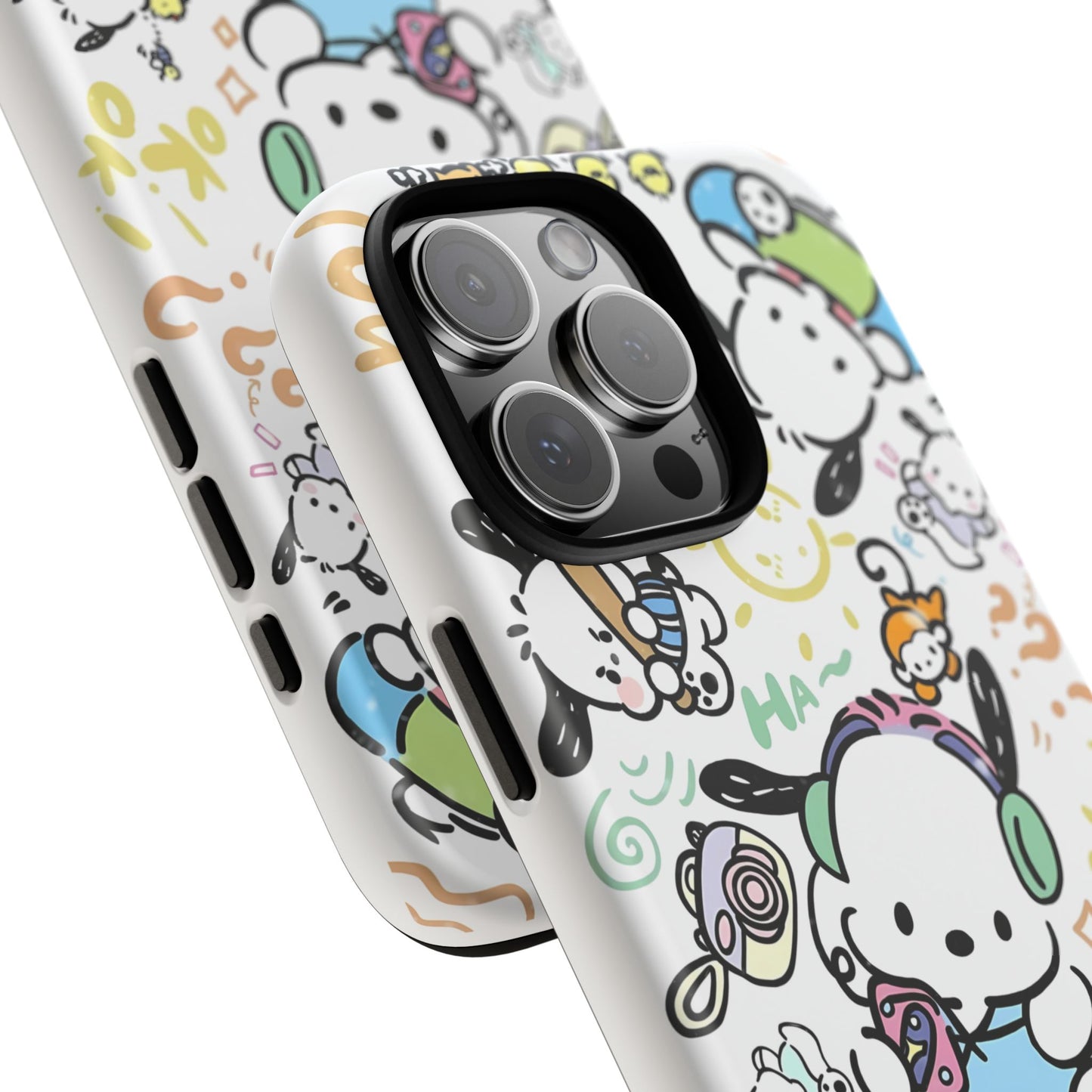 Cute Pochacco-Themed Durable Phone Case