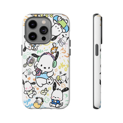 Cute Pochacco-Themed Durable Phone Case